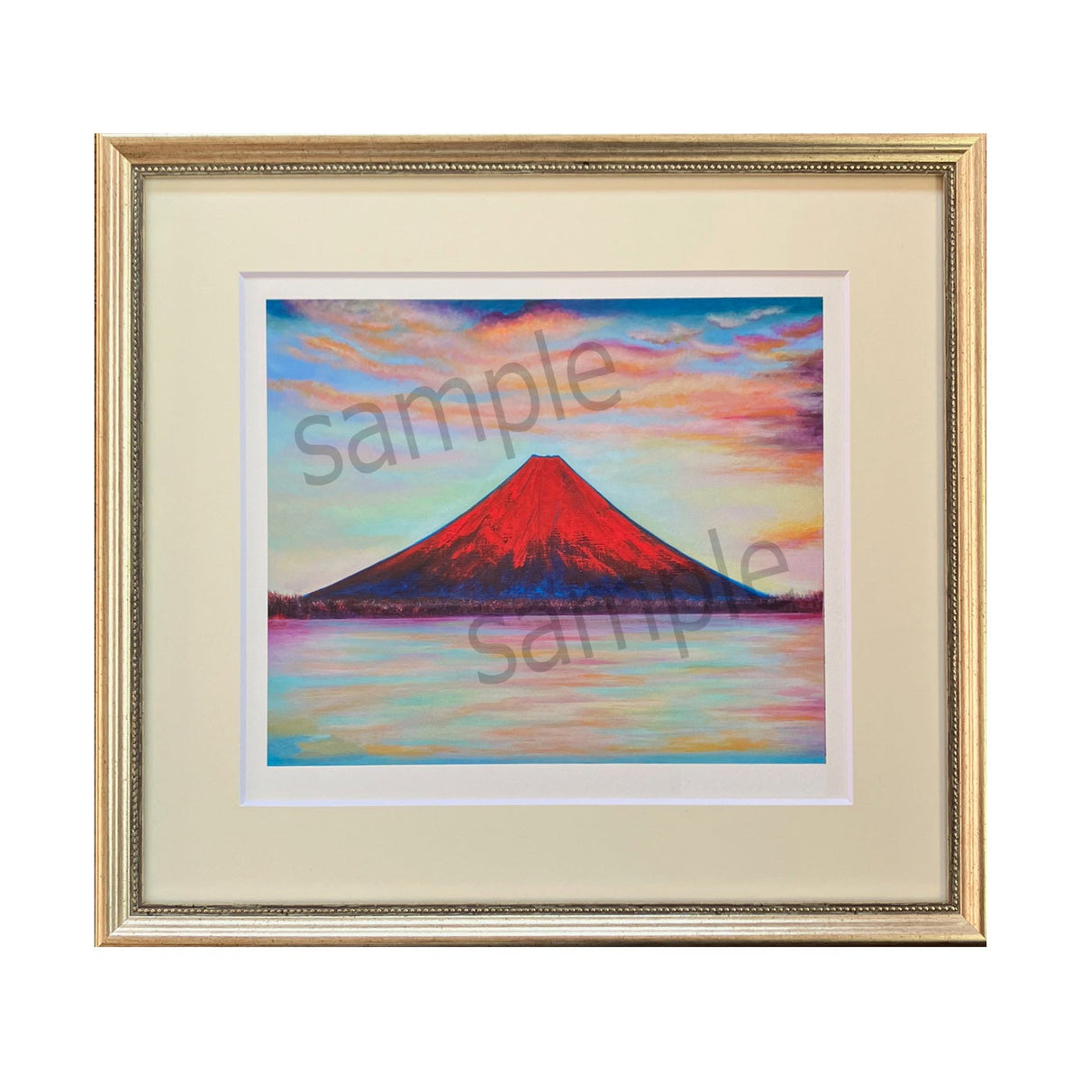 ジクレー絵画<br>『FUJISAN - Red -』