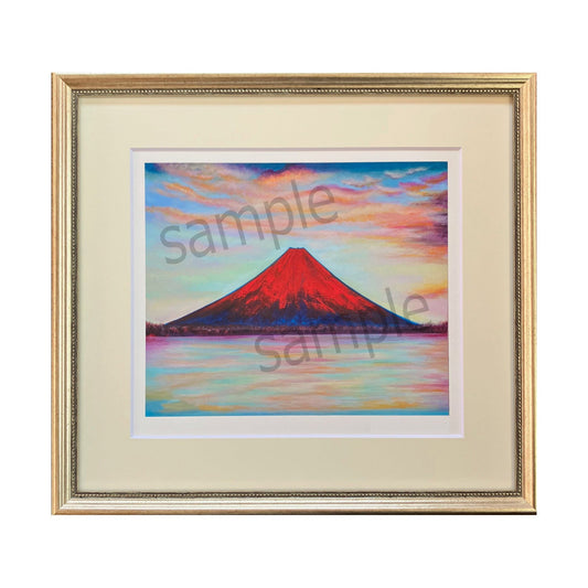 ジクレー絵画<br>『FUJISAN - Red -』